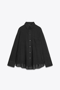 CHEMISE OVERSIZE EN GAZE