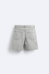 Short en Jean - Noir