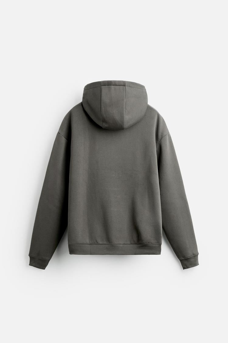 Sweat à capuche  - Kaki foncé