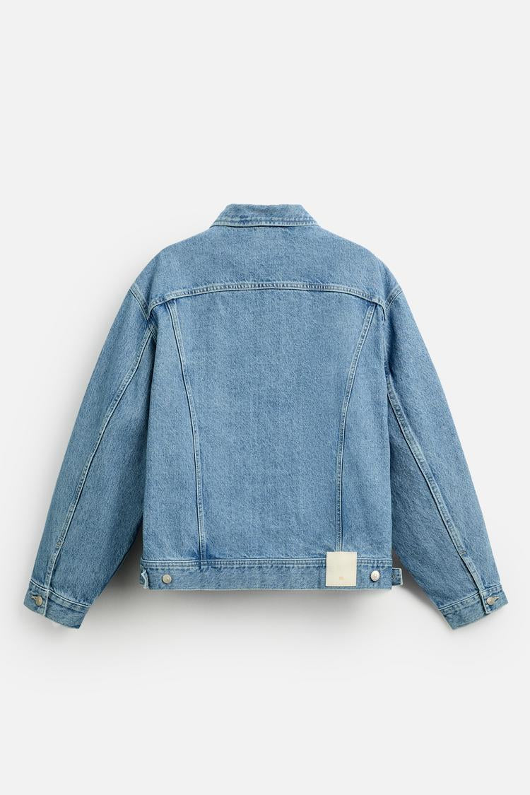 Veste en jean coupe carrée