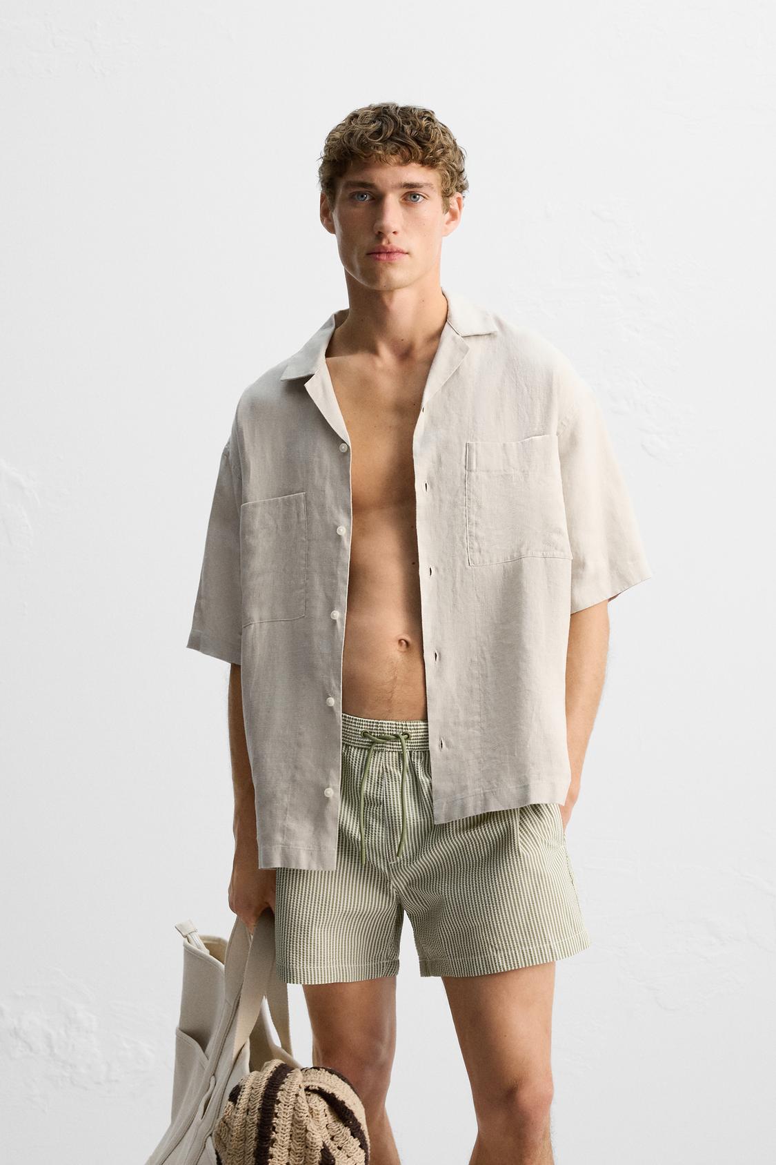 MAILLOT DE BAIN COURT SEERSUCKER
