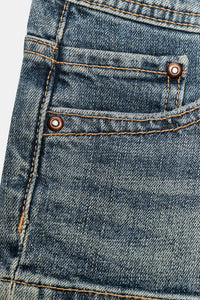 SHORT MINI EN DENIM TRF TAILLE BASSE