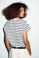 T-SHIRT A MANCHES TOMBANTES