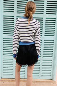 SHORT SATINÉ DENTELLE