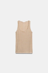 T-SHIRT RUSTIQUE À RAYURES