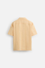 CHEMISE JACQUARD GÉOMÉTRIQUE