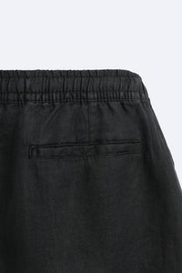 Short en Lin - Bleu Marine