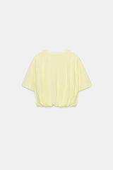 T-SHIRT COURT BOUFFANT