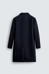 MANTEAU REGULAR FIT AVEC LAINE
