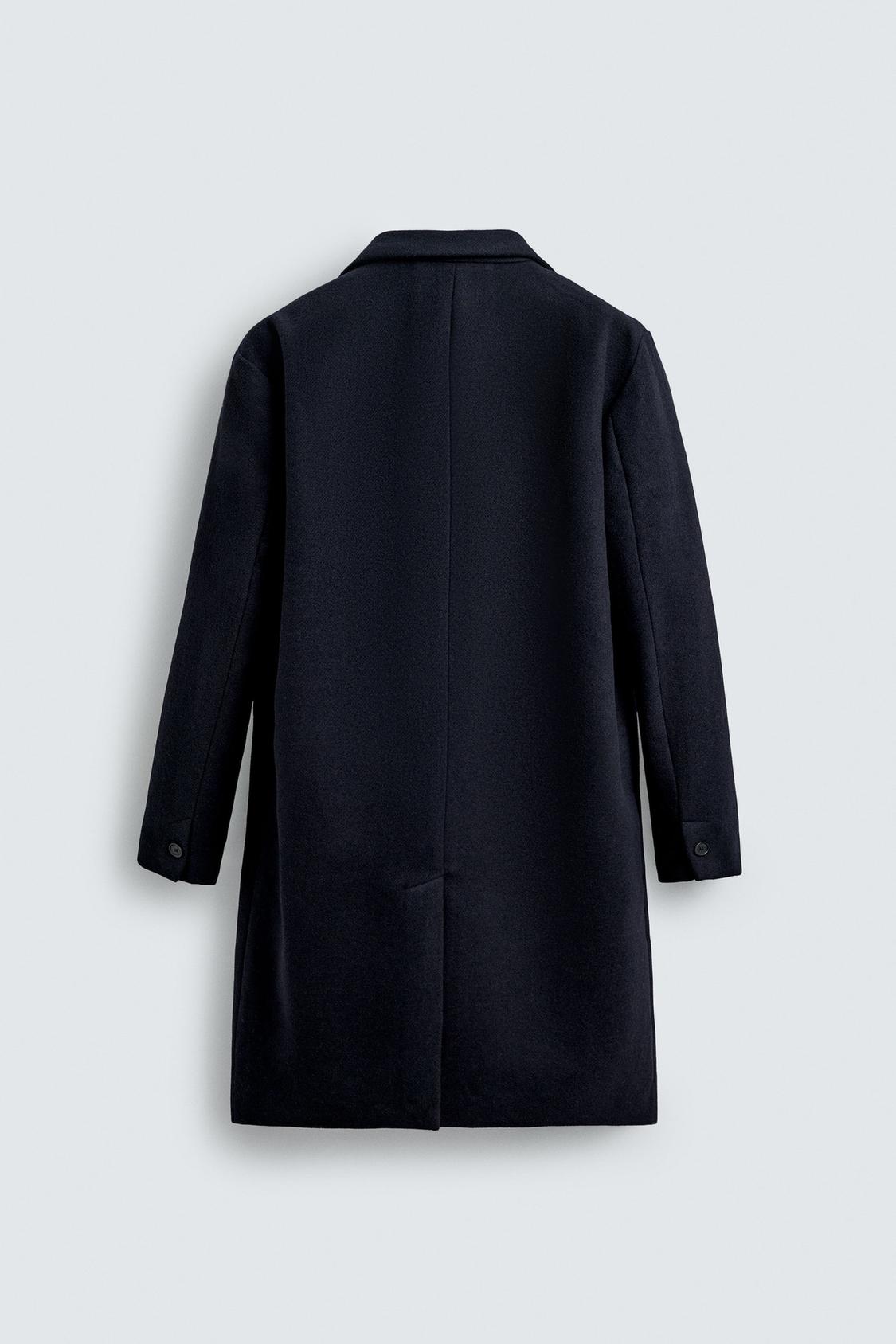 MANTEAU REGULAR FIT AVEC LAINE