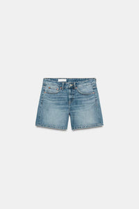 SHORT REGULAR EN DENIM TRF TAILLE MOYENNE