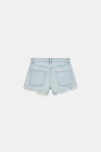 SHORT EN DENIM TRF TAILLE HAUTE DÉCHIRURES
