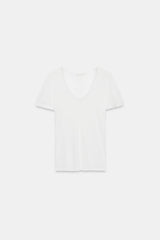 T-SHIRT FLUIDE À MANCHES COURTES