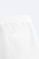 Short en Lin - Noir