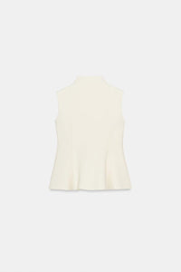 TOP EN MAILLE PÉPLUM
