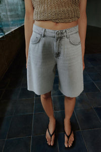 SHORT Z1975 EN DENIM TAILLE MI-HAUTE