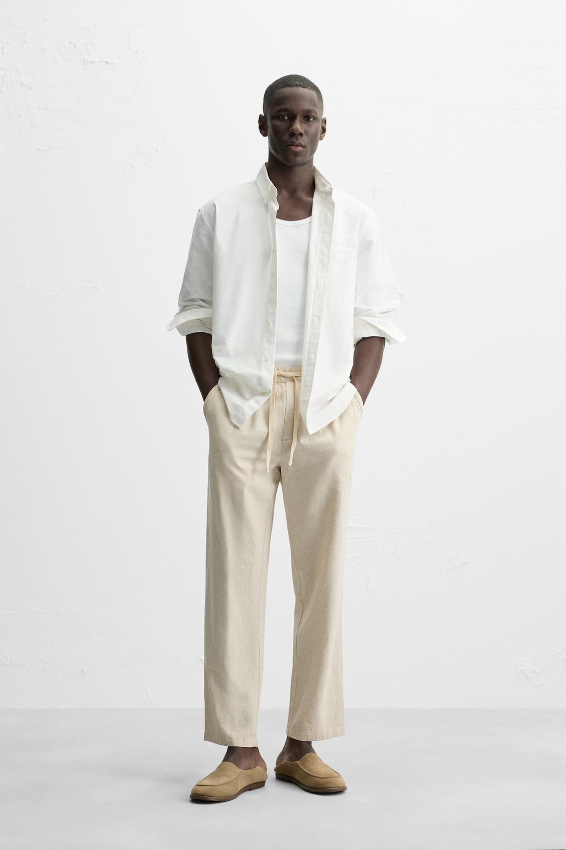 PANTALON RELAXED FIT COTON - LIN