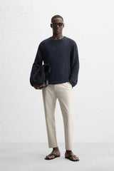 PANTALON À TEXTURE CONFORT