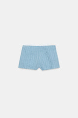 SHORT MINI À RAYURES