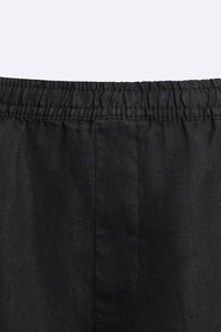 Short en Lin - Noir