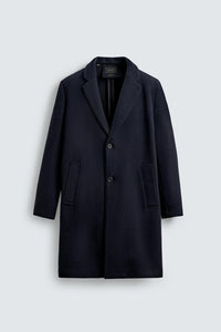 MANTEAU REGULAR FIT AVEC LAINE