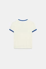 T-SHIRT MANCHES COURTES BRODERIES