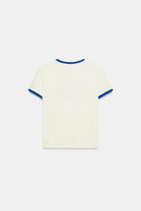 T-SHIRT MANCHES COURTES BRODERIES