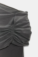 BODY ASYMÉTRIQUE À PLIS