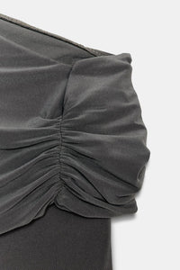 BODY ASYMÉTRIQUE À PLIS