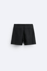 Short en Lin - Noir