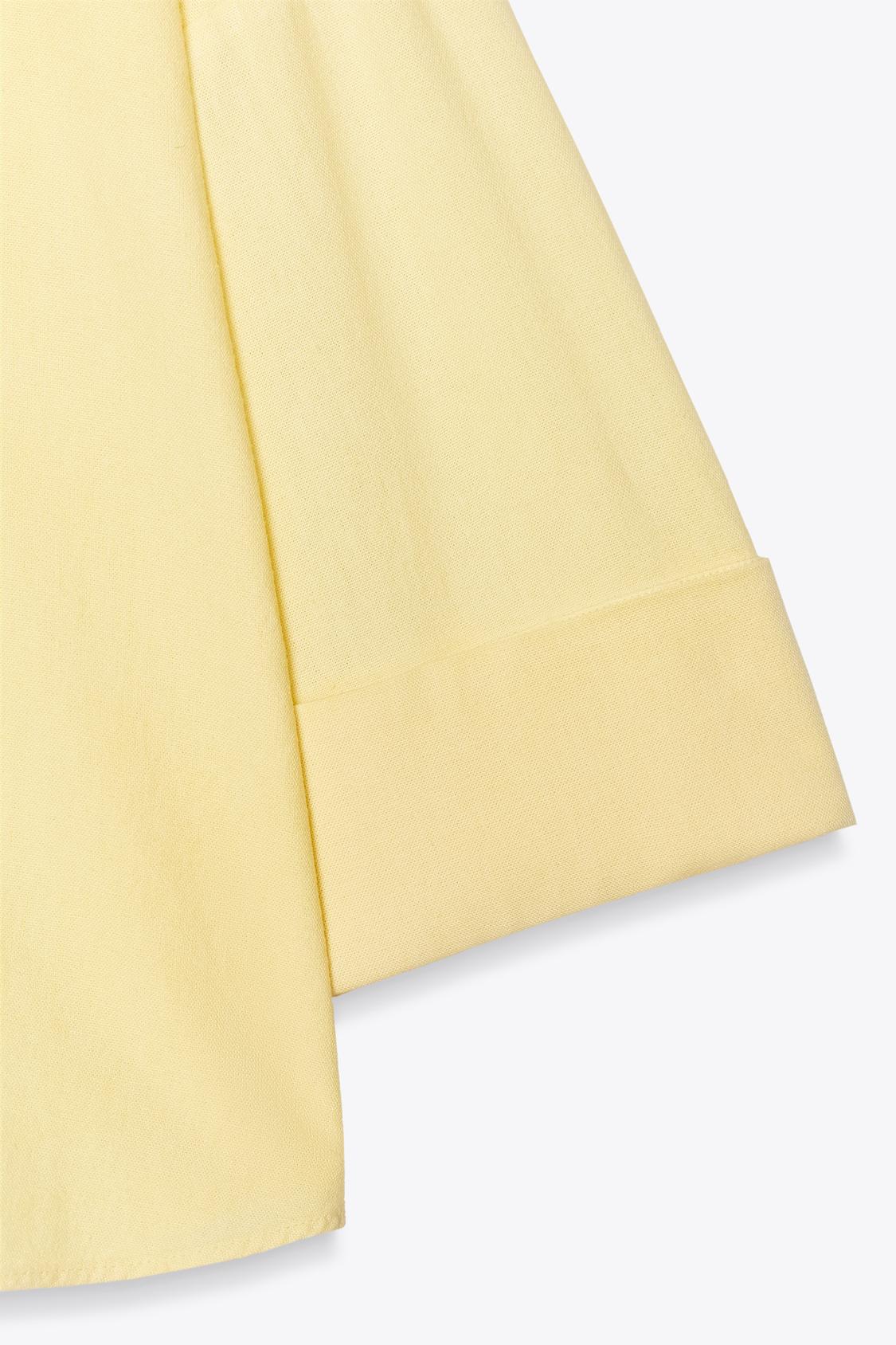 CHEMISE MANCHE LARGE AVEC LIN