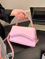 Mini sac carré léger - Rose bonbon