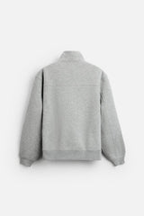 Sweat a zip sur le col - Noir
