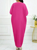 Robe caftan - Rose vif