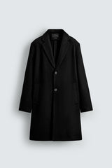 MANTEAU REGULAR FIT AVEC LAINE