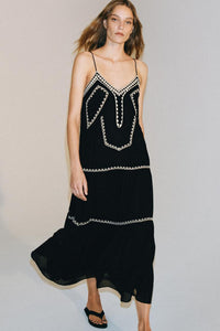 ROBE LONGUE BRODERIES ZW COLLECTION