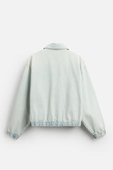 Veste en jean surteint