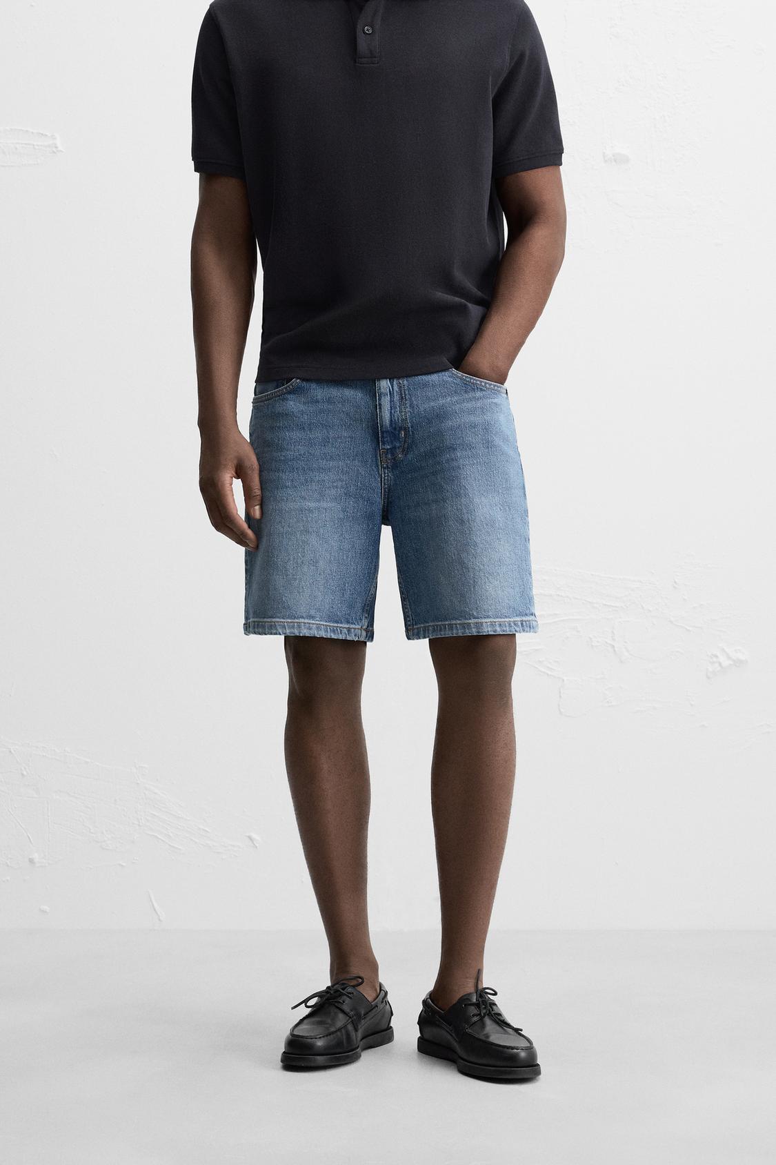 SHORT EN DENIM COUPE CLASSIQUE
