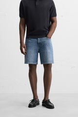 SHORT EN DENIM COUPE CLASSIQUE