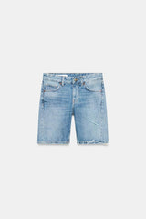 BERMUDA EN DENIM TRF TAILLE MOYENNE