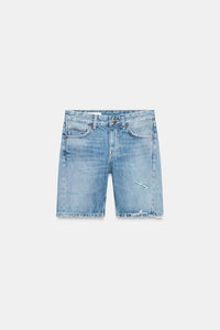 BERMUDA EN DENIM TRF TAILLE MOYENNE