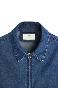 Veste en jean à zip