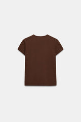T-SHIRT INSCRIPTION MANCHES COURTES