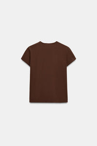 T-SHIRT INSCRIPTION MANCHES COURTES