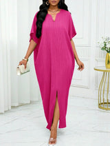 Robe caftan - Rose vif