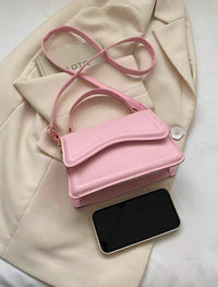 Mini sac carré léger - Rose bonbon