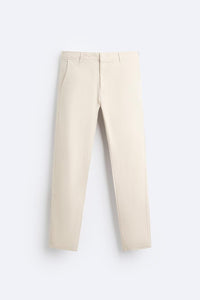Pantalon chino coupe moulante - Beige