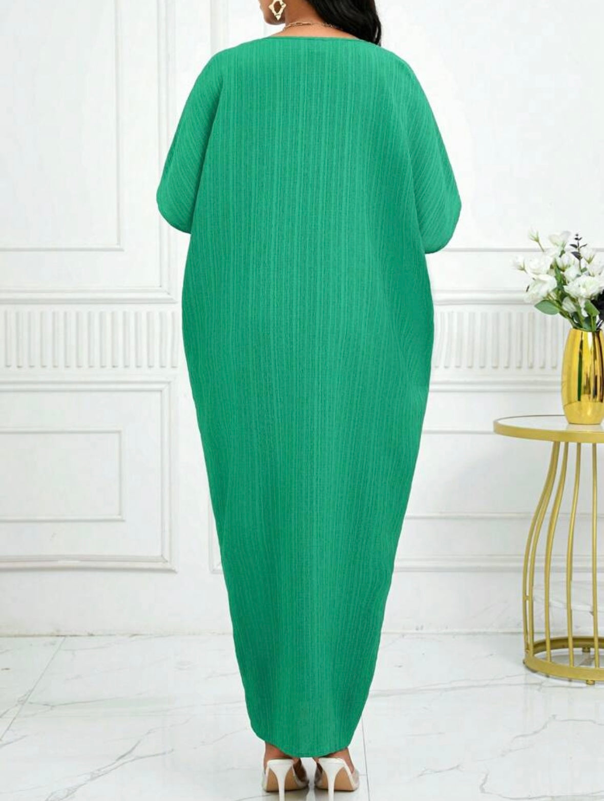 Robe caftan - Vert