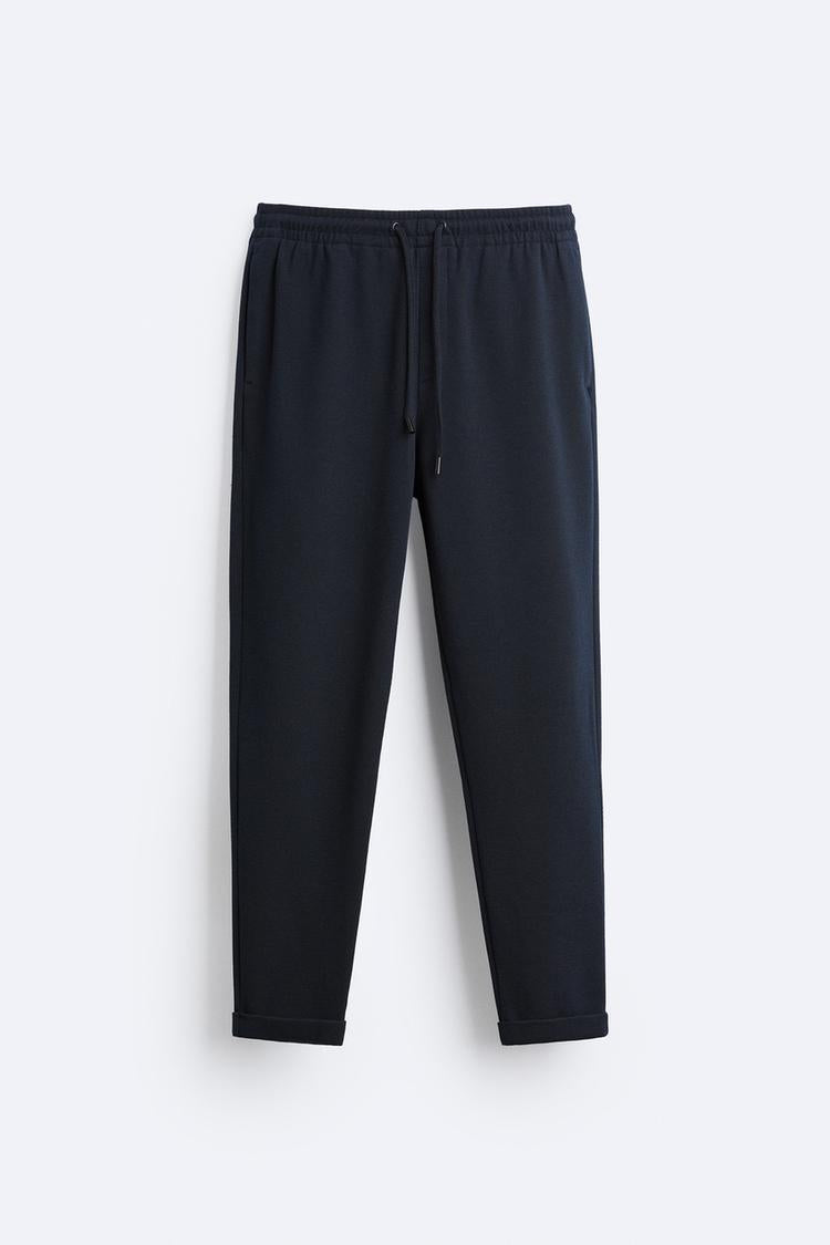 Pantalon style jogging - Bleu marine