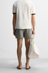 MAILLOT DE BAIN COURT SEERSUCKER